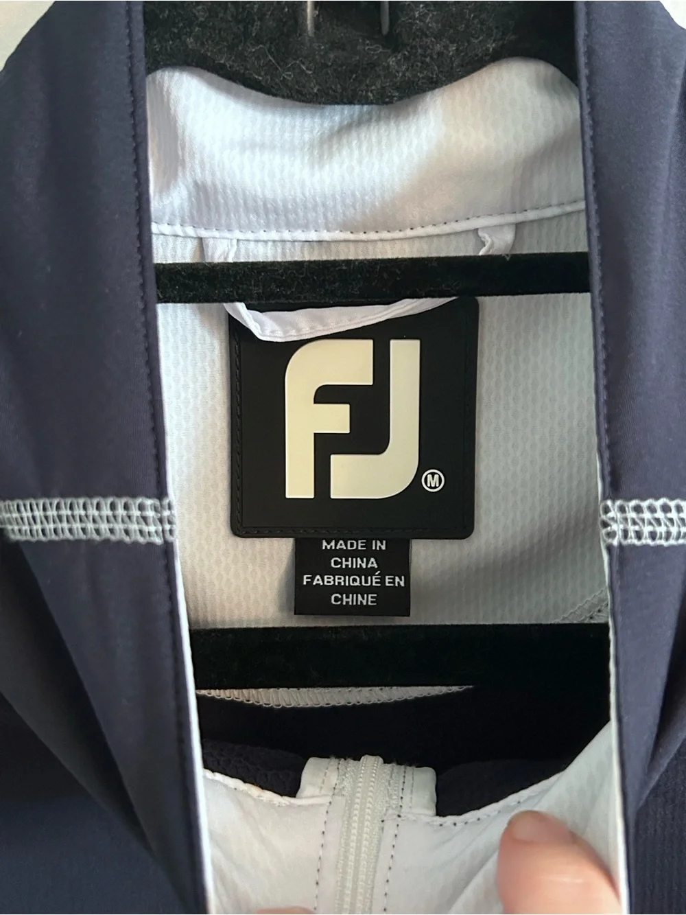 FootJoy FJ Royal Turks & Caicos Golf Club Pullover Jacket Men’s M Navy